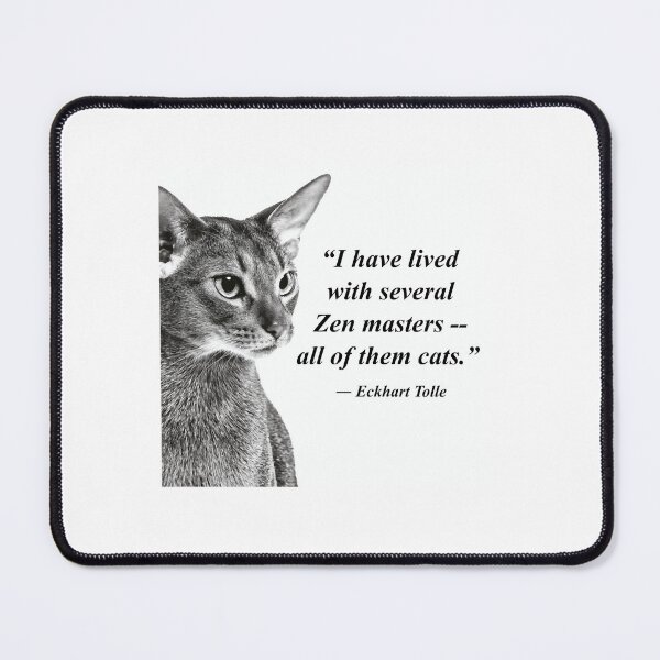 Item preview, Cat Zen Master Eckhart Tolle designed and sold by nders-enLatta.