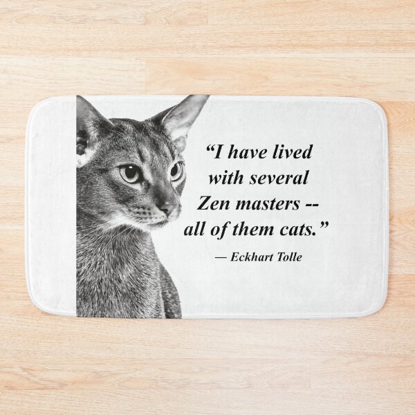 Item preview, Cat Zen Master  Eckhart Tolle designed and sold by nders-enLatta.