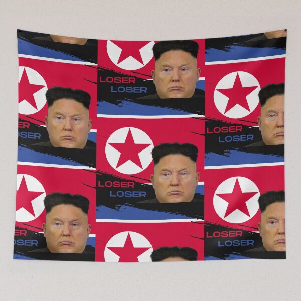 Item preview, President Jung Un Trump Black designed and sold by ManiaThc.