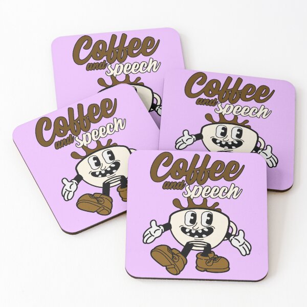 Item preview, Funny quotes about coffee : Coffee and Speech designed and sold by ImaginarStore.