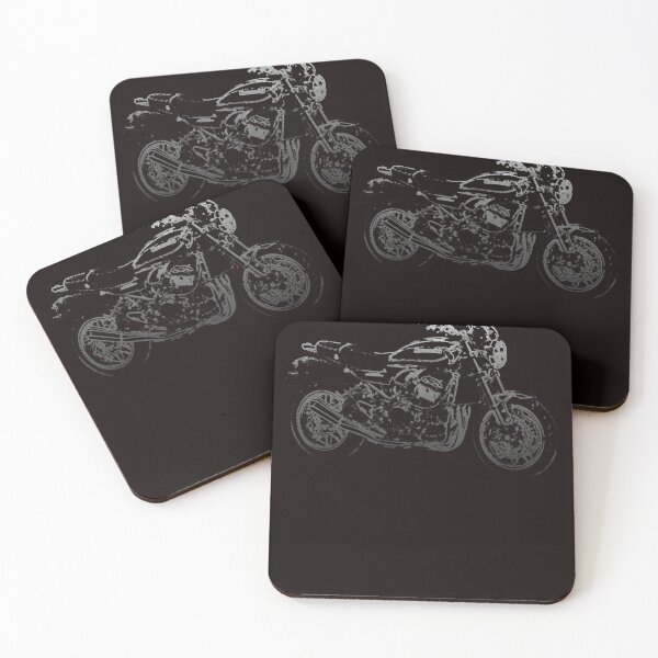 Item preview, Kawasaki Z900RS pencil silhouette motorcycle naked bike retro  designed and sold by MonaEffer.