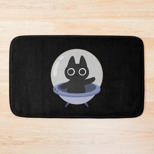 Item preview, UFO - Space Black Cat designed and sold by TNwandesignart.