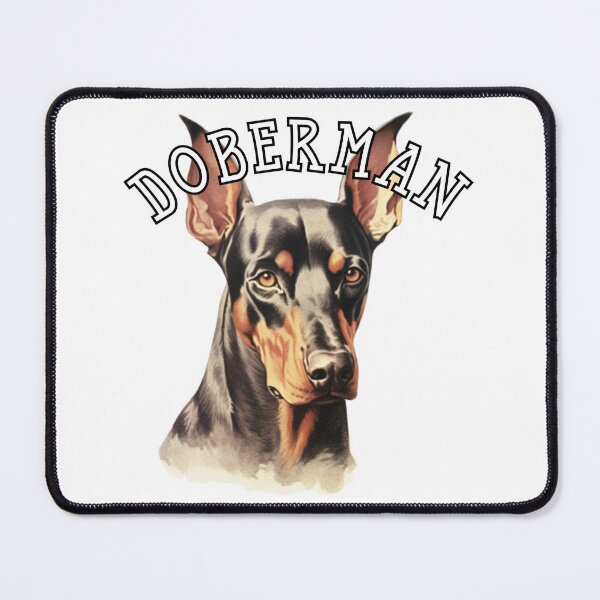 Item preview, natural ear Doberman designed and sold by Tee Studio.