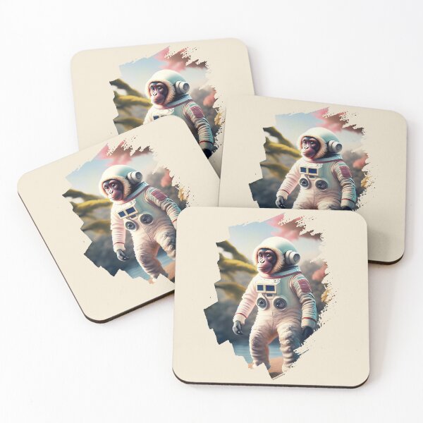 Item preview, Space Monkey Astronaut - Japan Garden Landscape - Universe Explorer designed and sold by monkeybusiness.pt.