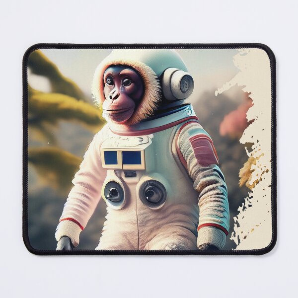 Item preview, Space Monkey Astronaut - Japan Garden Landscape - Universe Explorer designed and sold by monkeybusiness.pt.