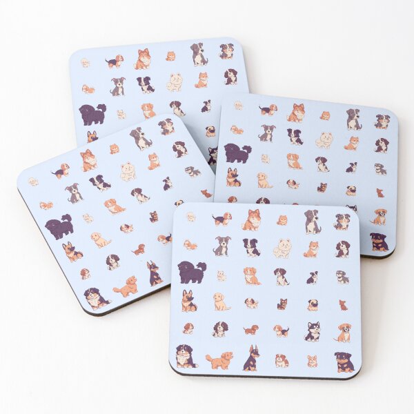 Item preview, *choose large sticker size* 36 kawaii dogs pack designed and sold by Yaragold.