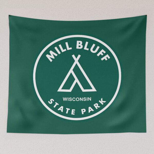 Item preview, Mill Bluff State Park Wisconsin Tent designed and sold by bivenart.