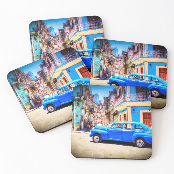 Item preview, Blue Car, In Havana, Consulado, Cuba designed and sold by Paul Thompson Photography.