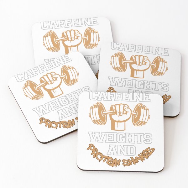 Item preview, Caffeine Weights And Protein Shakes  designed and sold by artist-pride.