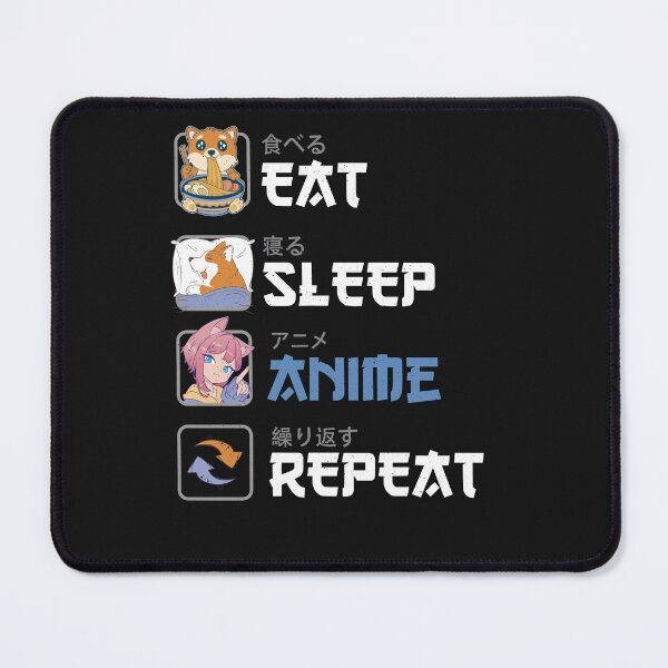 Item preview, Eat Sleep Anime Repeat designed and sold by ChrisFeil.