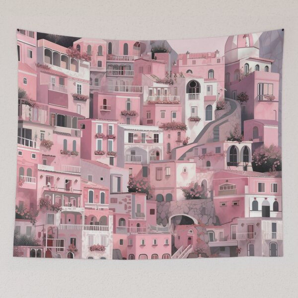 Item preview, 'KATIA'S Positano Pink Paradise" designed and sold by HUNZINATOR.