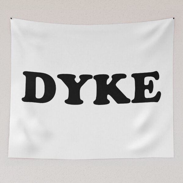 Item preview, vintage dyke designed and sold by waakeme-up.