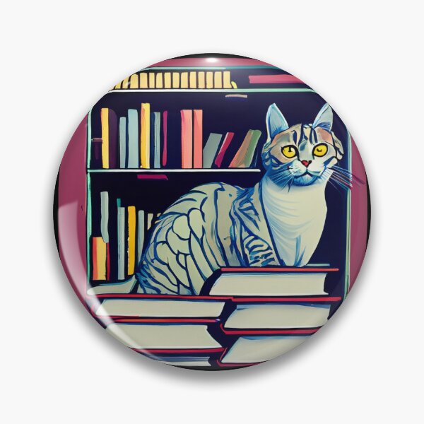 Item preview, Curious Cat in the Library designed and sold by Ridaelb.