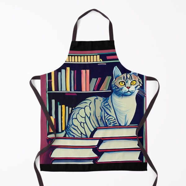 Item preview, Curious Cat in the Library designed and sold by Ridaelb.