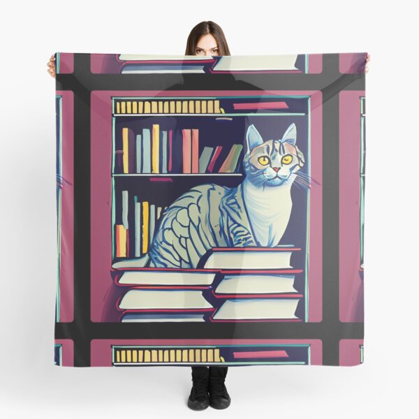 Item preview, Curious Cat in the Library designed and sold by Ridaelb.