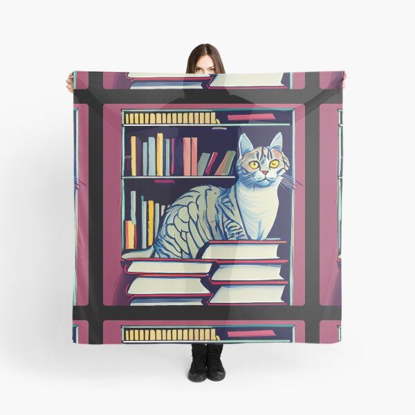 Item preview, Curious Cat in the Library designed and sold by Ridaelb.