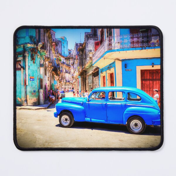 Item preview, Blue Car, In Havana, Consulado, Cuba designed and sold by Paul Thompson Photography.
