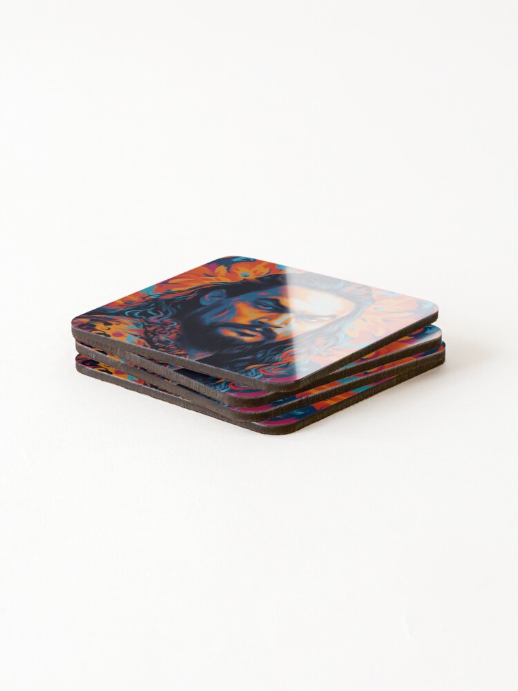 Thumbnail 4 of 5, Coasters (Set of 4), Jason  designed and sold by InkishDelight.