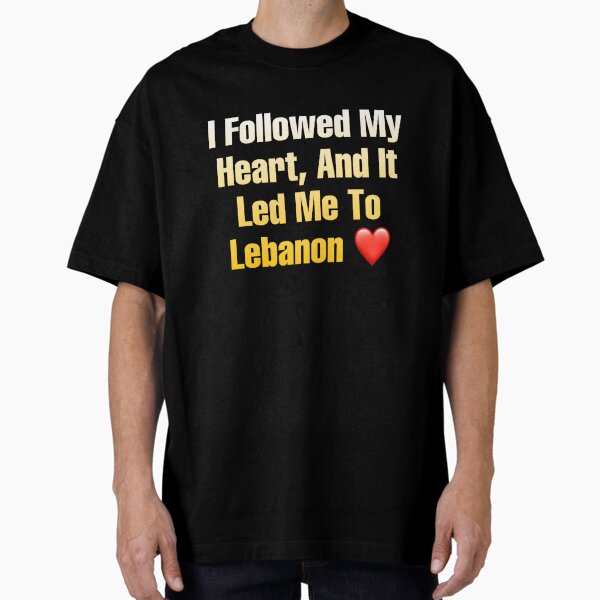It Led me to Lebanon Oversized T-Shirt