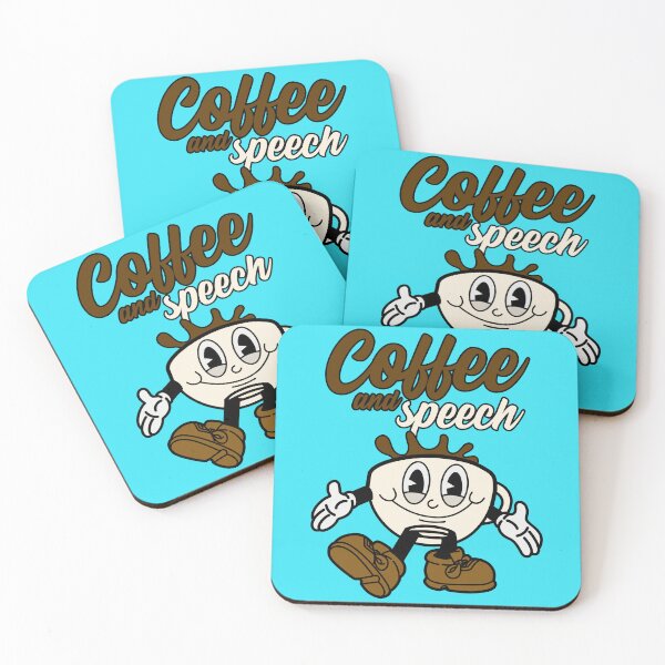 Item preview, Coffee friend with friends : Coffee and Speech designed and sold by ImaginarStore.