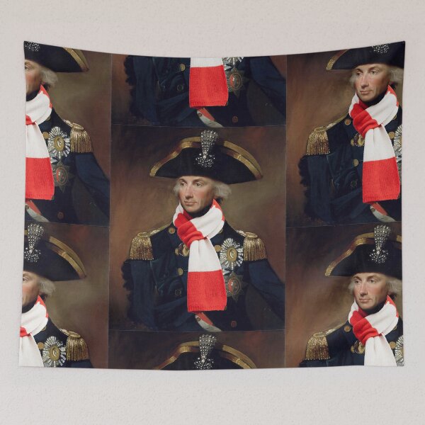 Item preview, Nelson with a Boro Scarf designed and sold by Logo-A-GoGo.
