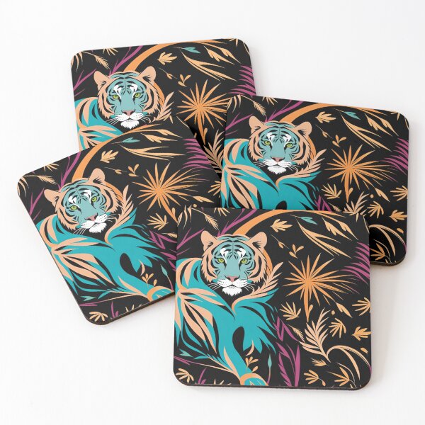 Item preview, Blue Tiger Pattern designed and sold by UllaSformat.