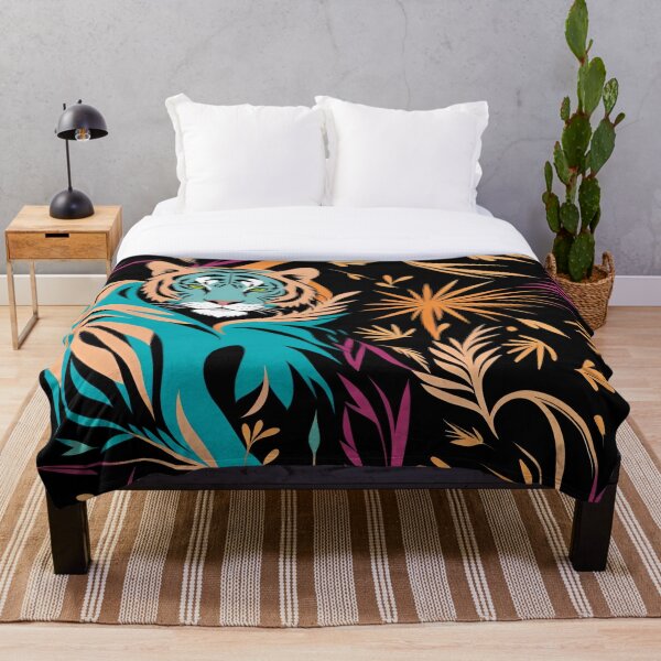 Item preview, Blue Tiger Pattern designed and sold by UllaSformat.