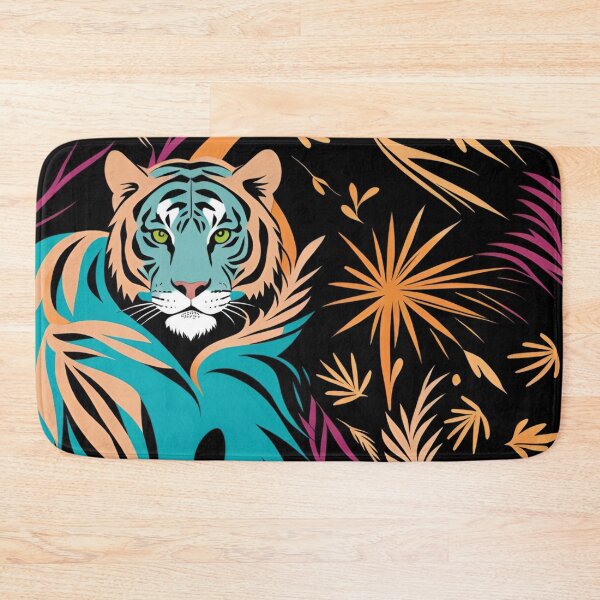 Item preview, Blue Tiger Pattern designed and sold by UllaSformat.