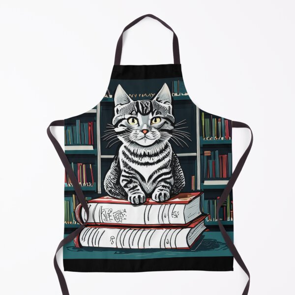 Item preview, Adorable Cat in the Library designed and sold by Ridaelb.