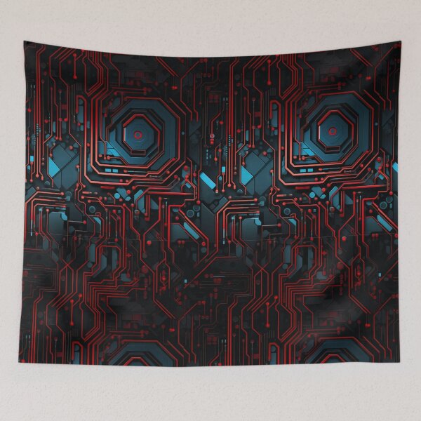 Item preview, Cyber Maze Techno background designed and sold by PaperieJennifer.