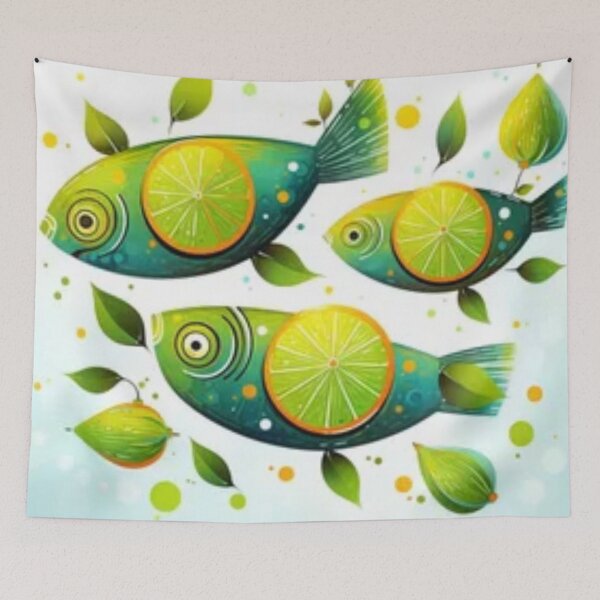 Item preview, "FISH & LIME"  designed and sold by HUNZINATOR.