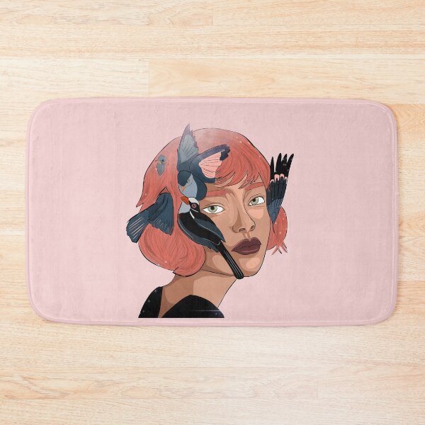Item preview, Midnight Bird Red Head designed and sold by InkedEdges.