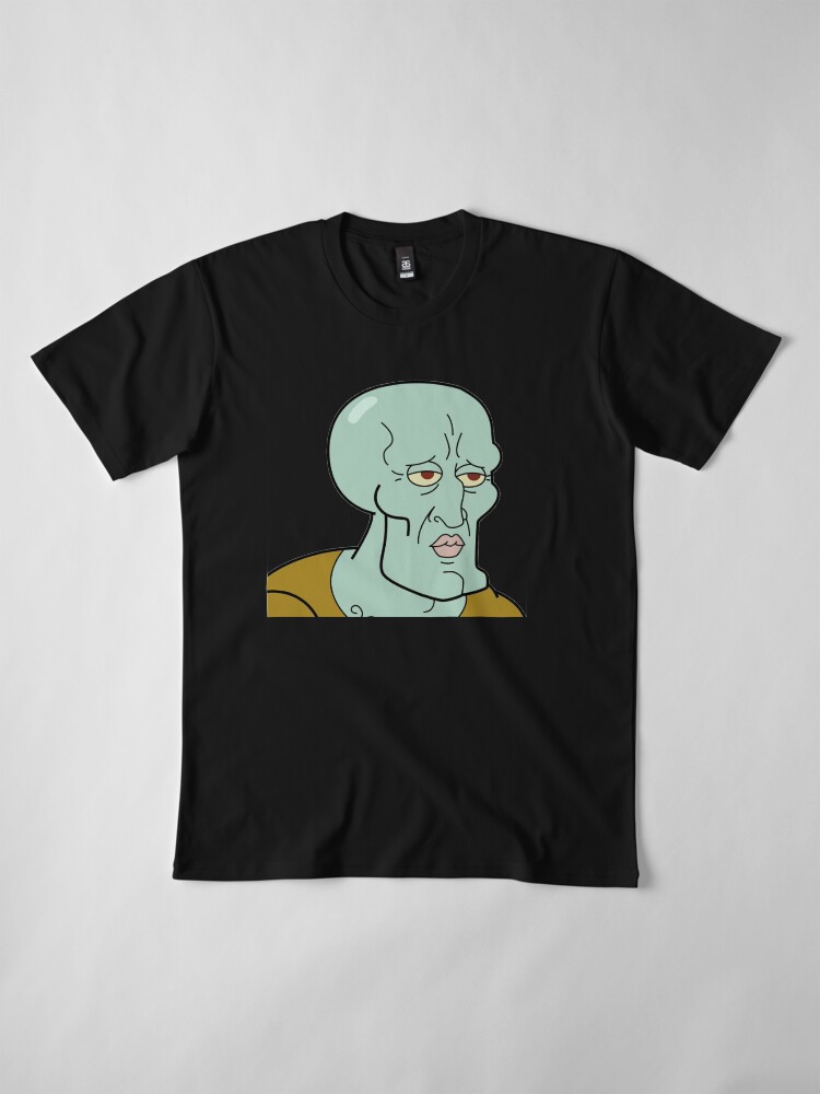 "Handsome Squidward CloseUp" Men’s Premium TShirt by