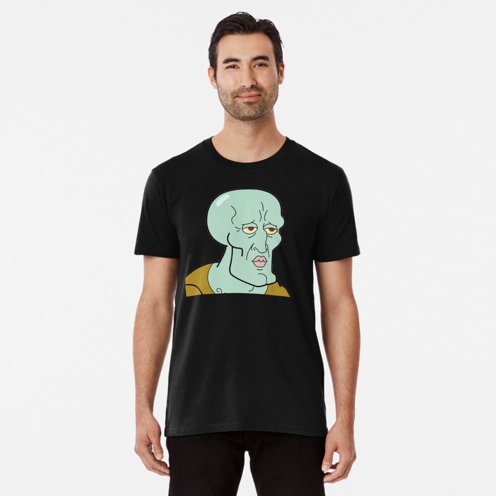 "Handsome Squidward CloseUp" Tshirt by Camillag24