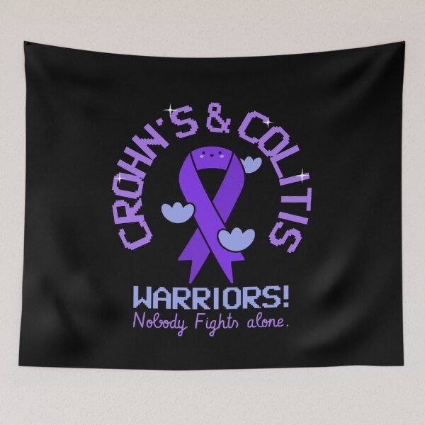 Item preview, Crohn's & Colitis Warriors! Nobody Fights alone T-Shirt  designed and sold by Rodayna Elnaggar.