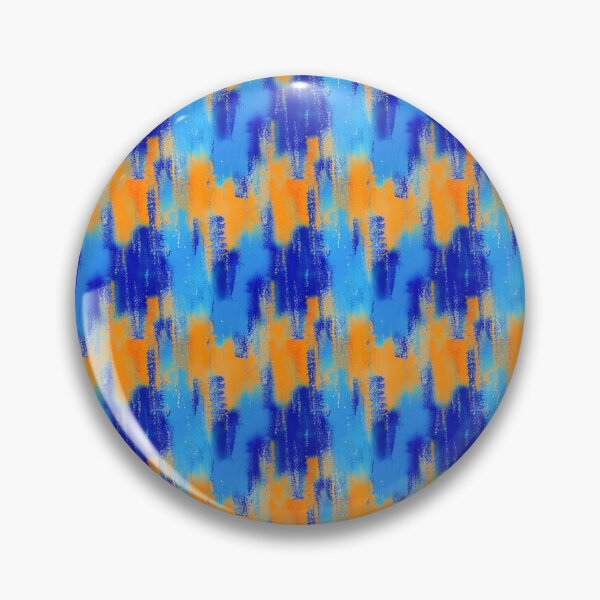 Item preview, ABSTRACT BLUE PAINT MIXED WITH ORANGE designed and sold by A-shell.