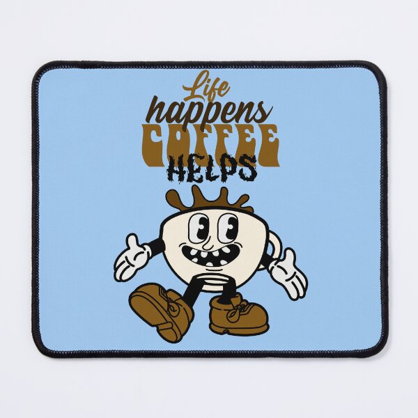 Item preview, Life Happens Coffee Helps : quotes with coffee designed and sold by ImaginarStore.