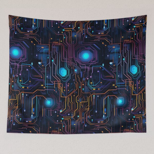 Item preview, Cyber Maze Techno background designed and sold by PaperieJennifer.