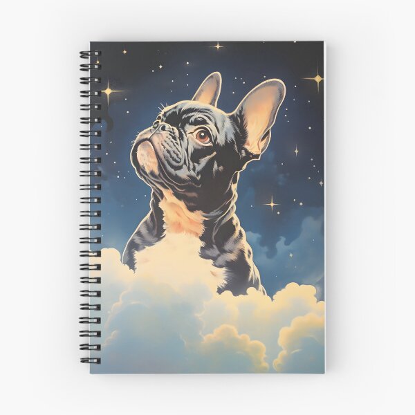 Item preview, French Bulldog and a Dark Cloudy Night designed and sold by Je-we.