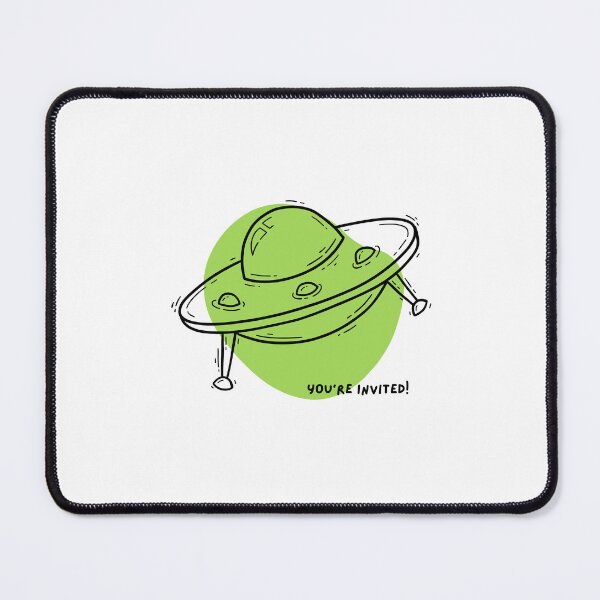 Item preview, Alien Spaceship - You're Invited designed and sold by Praphad.