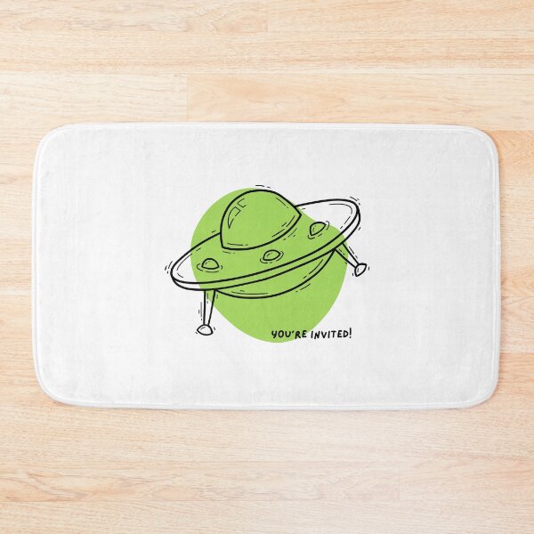 Item preview, Alien Spaceship - You're Invited designed and sold by Praphad.