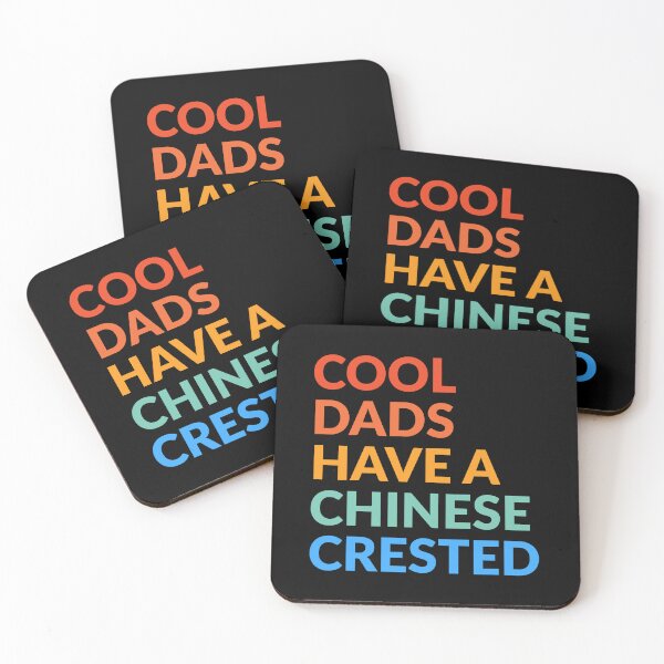 Item preview, Cool Dads Have A Chinese Crested Pride  designed and sold by Guarddogdrive.