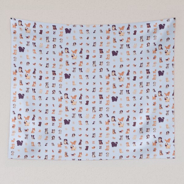 Item preview, *choose extra large sticker size* 49 kawaii dogs pack designed and sold by Yaragold.