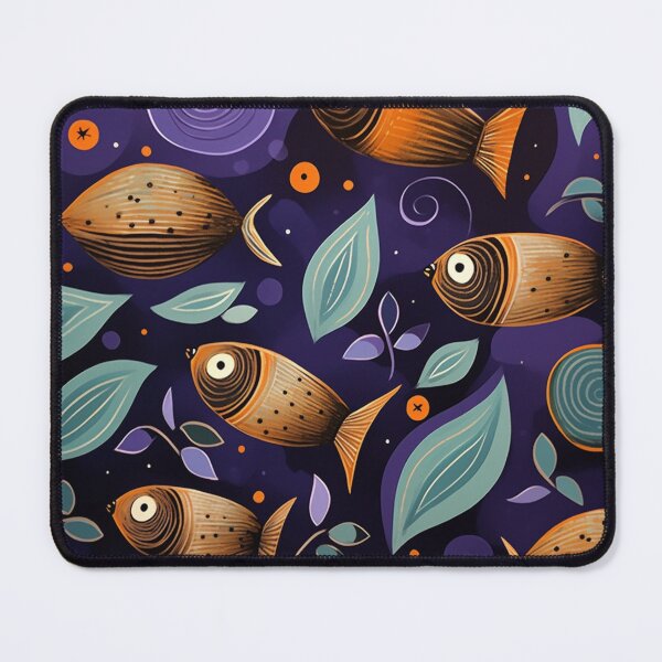 Item preview, "AUBERGINE FANTASY FISH" BY HUNZINATOR designed and sold by HUNZINATOR.