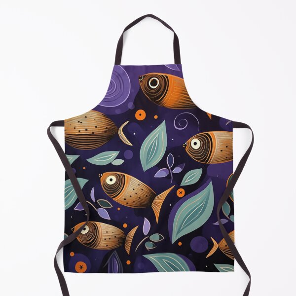 Item preview, "AUBERGINE FANTASY FISH" BY HUNZINATOR designed and sold by HUNZINATOR.