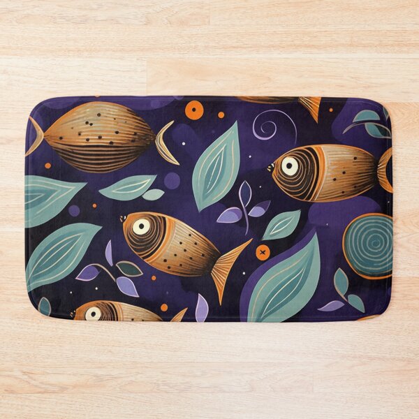 Item preview, "AUBERGINE FANTASY FISH" BY HUNZINATOR designed and sold by HUNZINATOR.