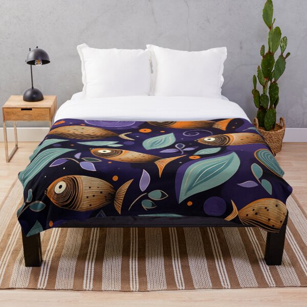 Item preview, "AUBERGINE FANTASY FISH" BY HUNZINATOR designed and sold by HUNZINATOR.