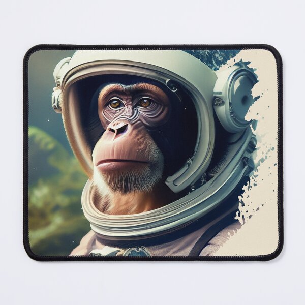 Item preview, Space Monkey Astronaut - Forest Landscape - Universe Explorer designed and sold by monkeybusiness.pt.