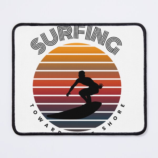 Item preview, Surfing towards the shore t-shirt designed and sold by Sayyes4u Designs.