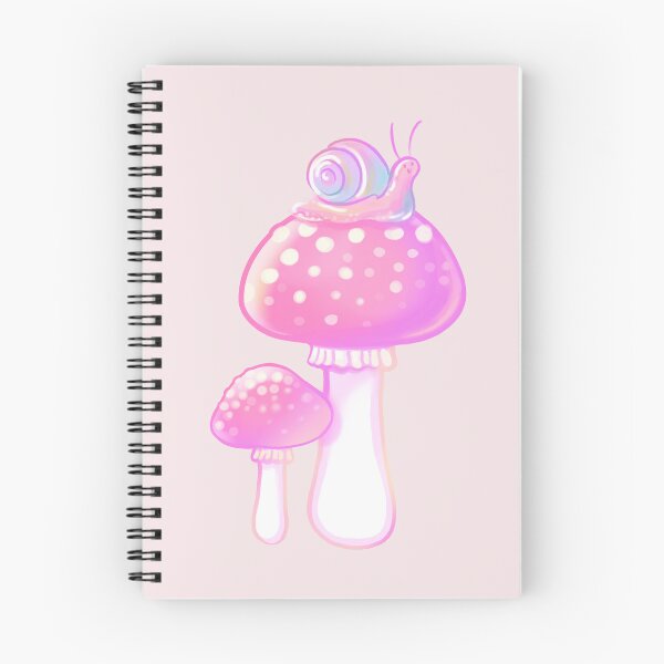 Item preview, cottagecore mushroom with snail designed and sold by prismatic paper co.